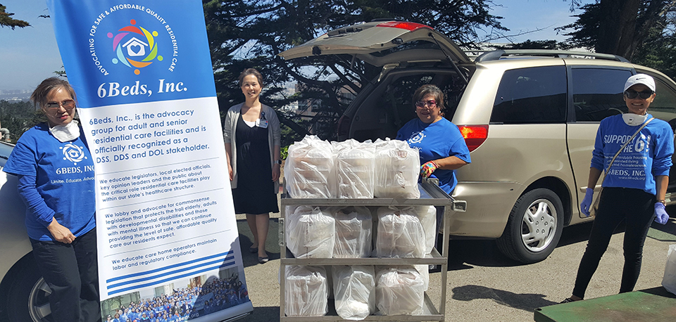 6Beds delivers meal packs to Seton Medical Center for front line staff